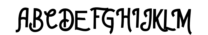 Somerset Regular Font UPPERCASE