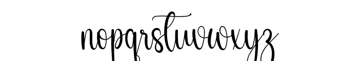 Something Nature Font LOWERCASE