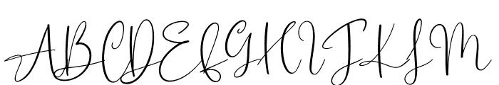 Sometime Signature Font UPPERCASE