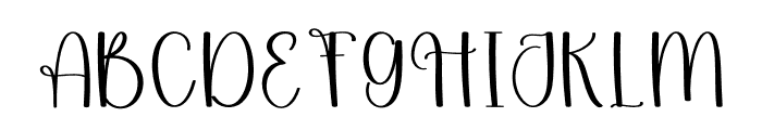 Sometimes Beautiful Font UPPERCASE