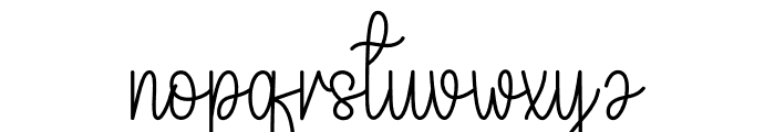 Sometings Font LOWERCASE
