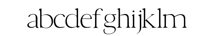 Sonata Serif Font LOWERCASE