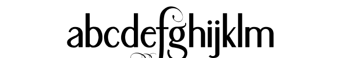 Sonatha Regular Font LOWERCASE