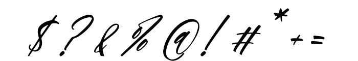 Sonesta Italic Font OTHER CHARS