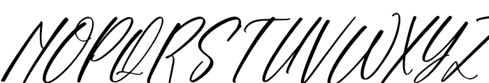 Sonesta Italic Font UPPERCASE