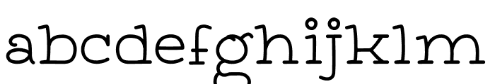 Song And Writer Font LOWERCASE