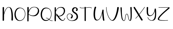 Songs Style Font UPPERCASE