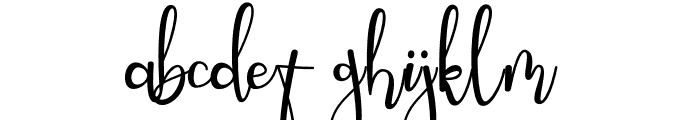 Songs Style Font LOWERCASE