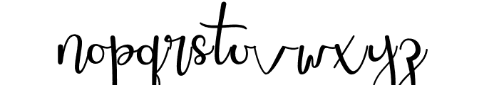 Songs Style Font LOWERCASE