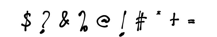 Sonira Signature Font OTHER CHARS