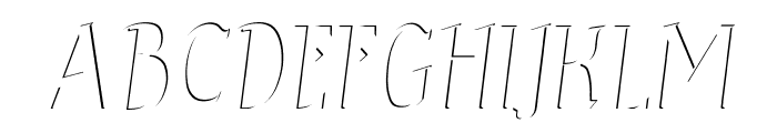 Sonten-Highlight Layer Italic Font UPPERCASE