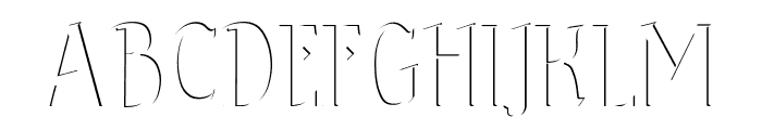 Sonten-Highlight Layer Font UPPERCASE