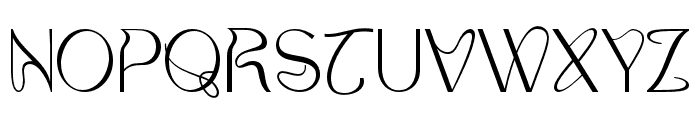 Soothing-Regular Font UPPERCASE