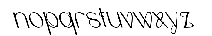 SoothingReverseItalic-Italic Font LOWERCASE