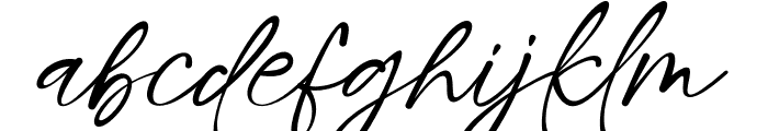 Sophia Authney Font LOWERCASE