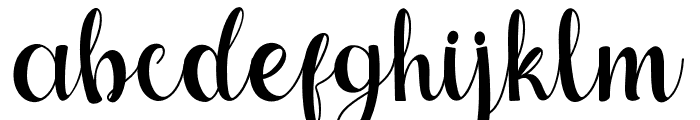 Sophia Macaron Regular Font LOWERCASE