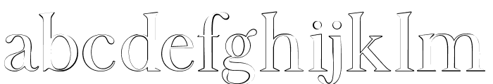 Sophia Medium Font LOWERCASE