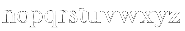 Sophia Medium Font LOWERCASE