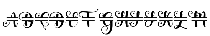 Sophia Monogram Regular Font LOWERCASE