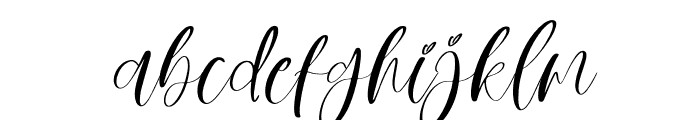 Sophia Romantic Italic Font LOWERCASE