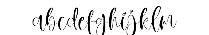 Sophia Romantic Font LOWERCASE