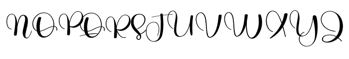 Sophia1 Font UPPERCASE