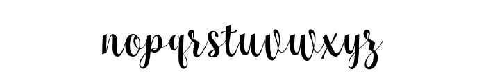 SophiaHoney9 Font LOWERCASE