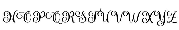 SophiaHoneyBold7 Font UPPERCASE