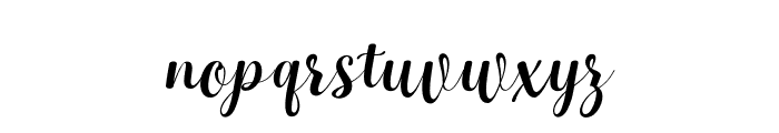 SophiaHoneySlant14 Font LOWERCASE