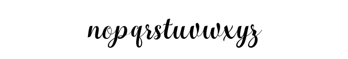 SophiaHoneySlant6 Font LOWERCASE