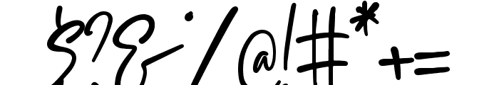Sophisticated Signature Font OTHER CHARS