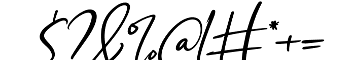 Sophitta Italic Font OTHER CHARS