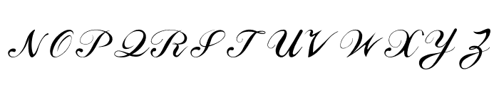 Soraya Italic Font UPPERCASE