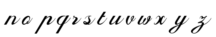 Soraya Italic Font LOWERCASE