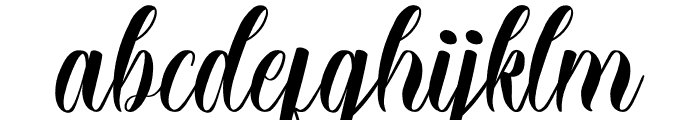 Soraya Lovely Font LOWERCASE