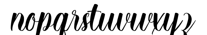 Soraya Lovely Font LOWERCASE