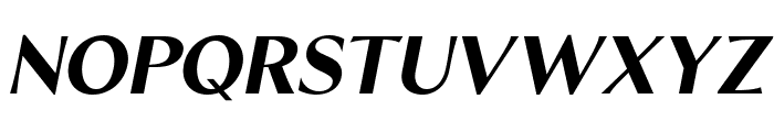 Sorento Bold Italic Font UPPERCASE