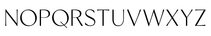 Sorento ExtraLight Font UPPERCASE