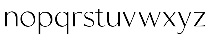 Sorento ExtraLight Font LOWERCASE