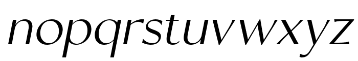 Sorento Light Italic Font LOWERCASE