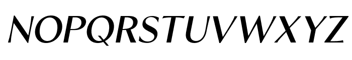 Sorento-MediumItalic Font UPPERCASE