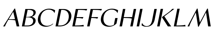 Sorento Regular Italic Font UPPERCASE