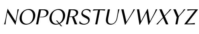 Sorento Regular Italic Font UPPERCASE