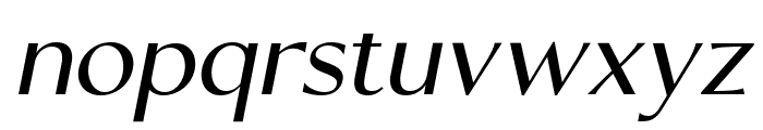 Sorento Regular Italic Font LOWERCASE
