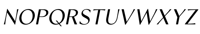 Sorento-RegularItalic Font UPPERCASE