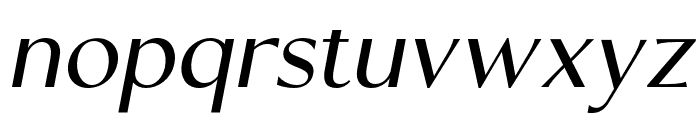 Sorento-RegularItalic Font LOWERCASE