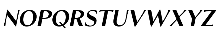 Sorento SemiBold Italic Font UPPERCASE