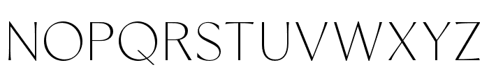 Sorento Thin Font UPPERCASE