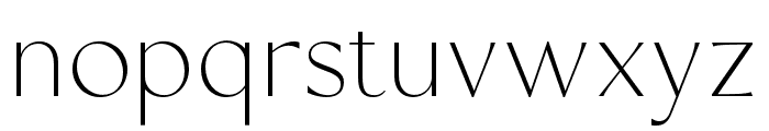 Sorento Thin Font LOWERCASE