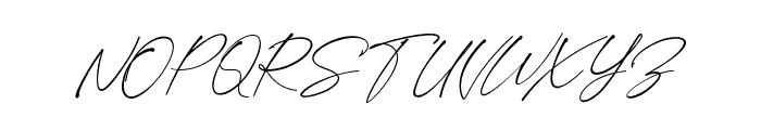 SothelSignature Font UPPERCASE